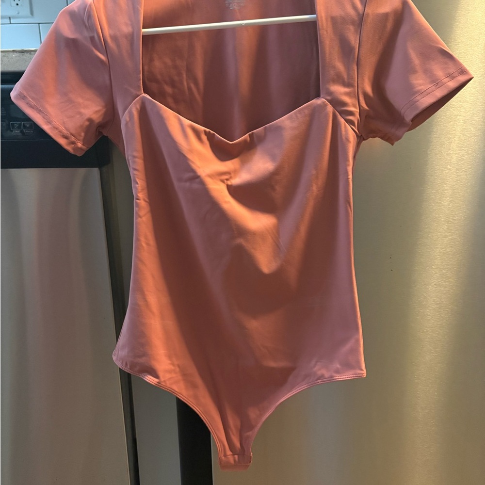 Pink Short Sleeve Bodysuit